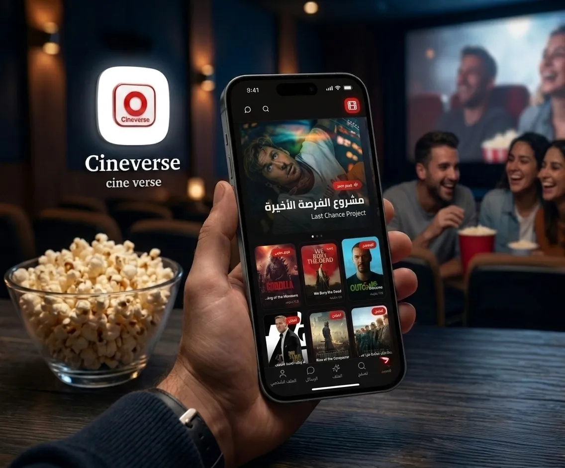 تطبيق Aura Cine Play للأفلام وغرف المشاهدة الجماعية