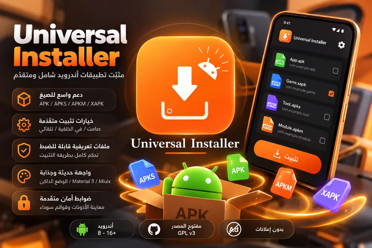 شرح InstallerX Revived: البديل الأقوى لمثبت النظام ودعم Shizuku و Root